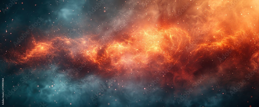 Obraz premium abstract background with dot and particles, Background HD For Designer