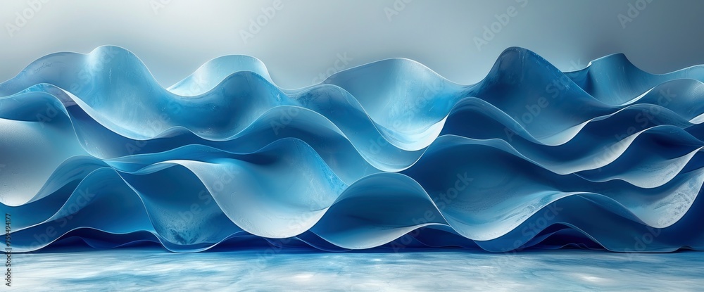 Fototapeta premium Abstract Blue Background, Background HD For Designer
