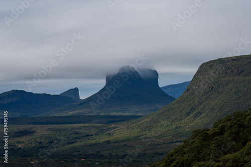 Rocky Mountains and Silky Clouds in Chapada Diamantina
