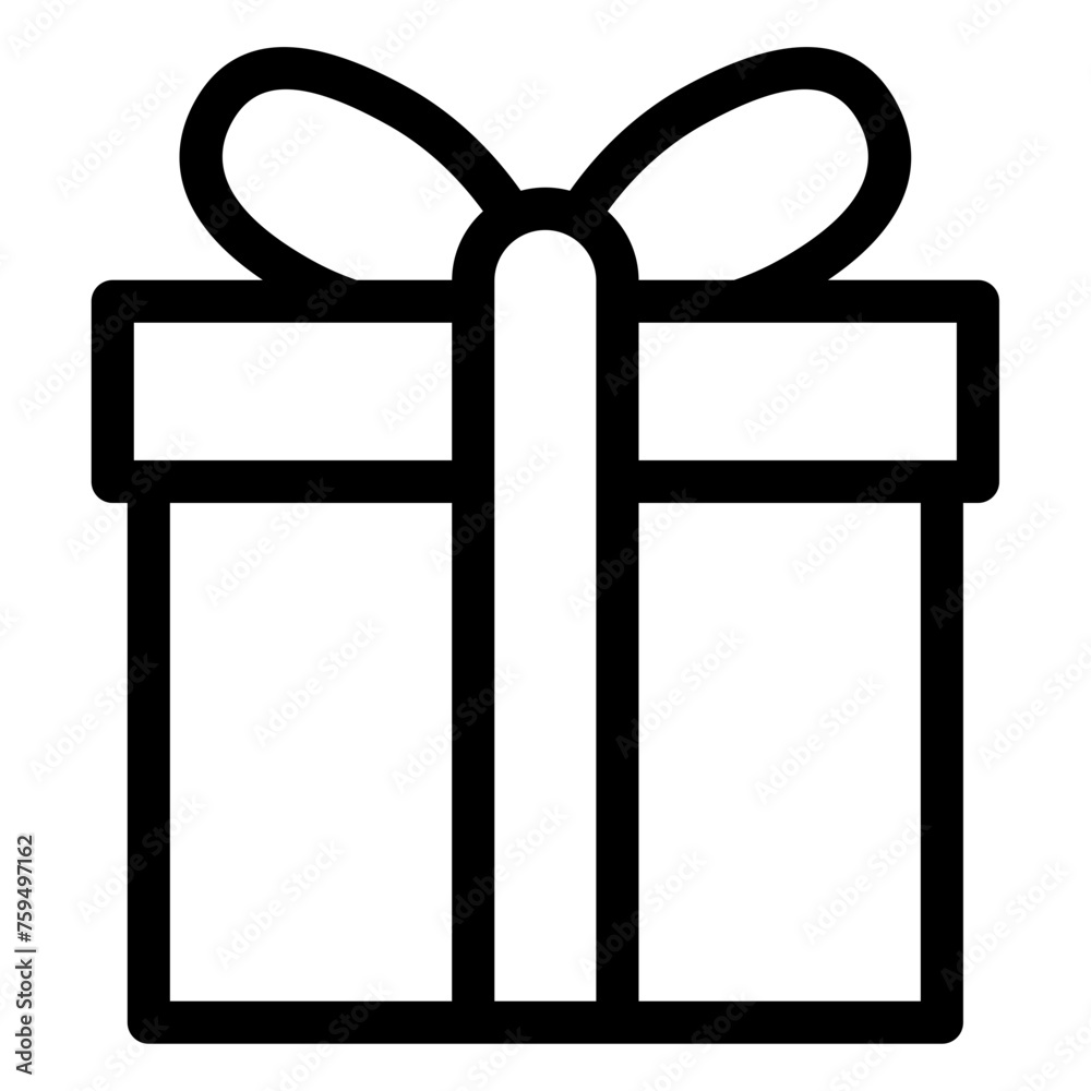 gift box with ribbon icon gift box with ribbon icon
