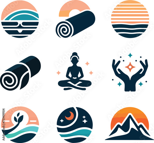 Yoga Logo Set 1