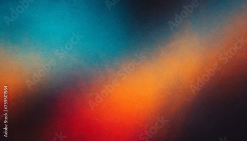 Abstract Spectrum: Vibrant Grunge Grainy Background with Dynamic Noise Texture