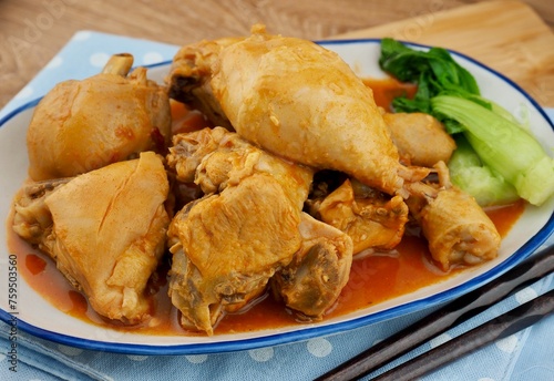 한국음식 매운 닭고기 채소스튜, 닭볶음탕
