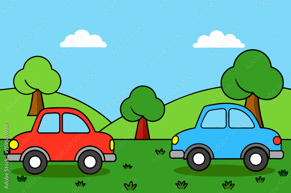 cars background is tree cars background is tree