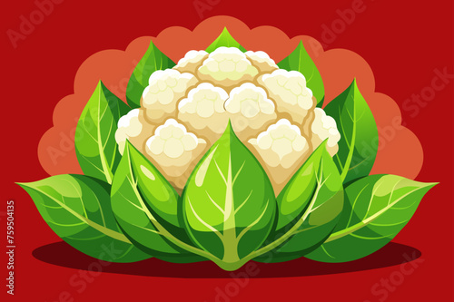 cauliflower vegetable background