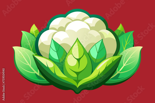 cauliflower vegetable background