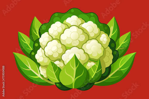 cauliflower vegetable background