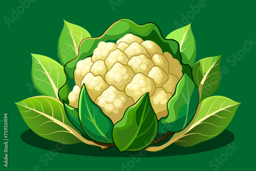 cauliflower vegetable background