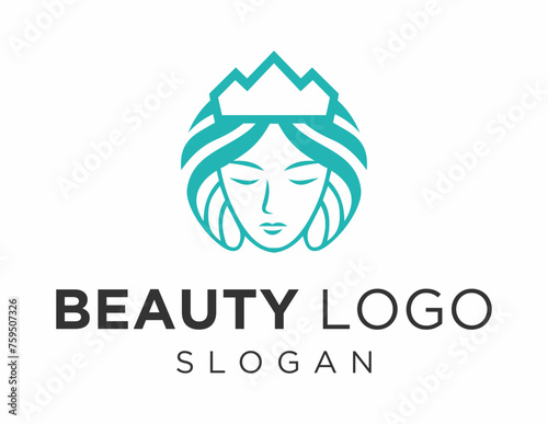 Logo design about Beauty on a white background. made using the CorelDraw application.