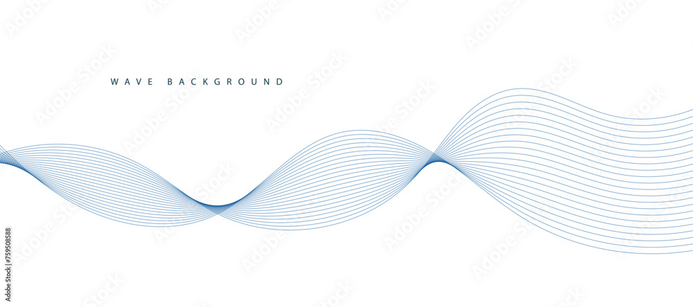 Abstract vector background with blue wavy lines. Blue lines vector illustration. Curved wave. Abstract wave element for design. Abstract vector background with blue wavy lines. Blue lines vector illustration. Curved wave. Abstract wave element for design.