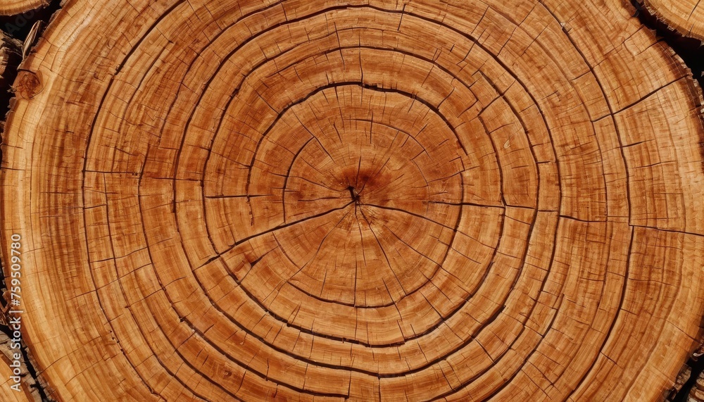 Old wooden oak tree cut surface. Rough organic texture of tree rings with close up of end grain Old wooden oak tree cut surface. Rough organic texture of tree rings with close up of end grain