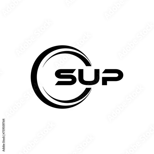 SUP Logo Design, Inspiration for a Unique Identity. Modern Elegance and Creative Design. Watermark Your Success with the Striking this Logo.