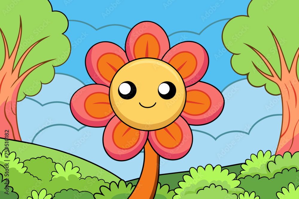 cute flower background is tree cute flower background is tree