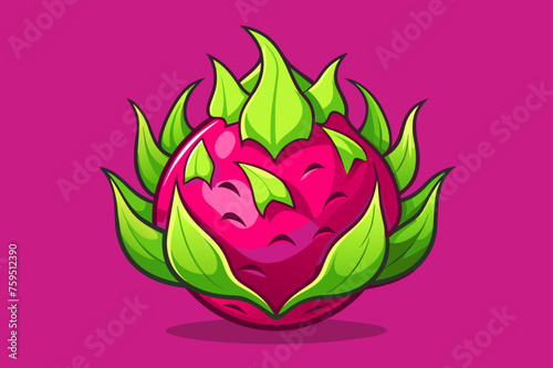 dragon fruit background is