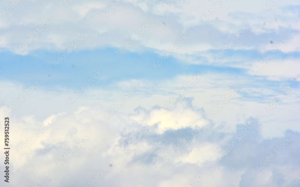 photo of a view of clouds and clear blue sky photo of a view of clouds and clear blue sky