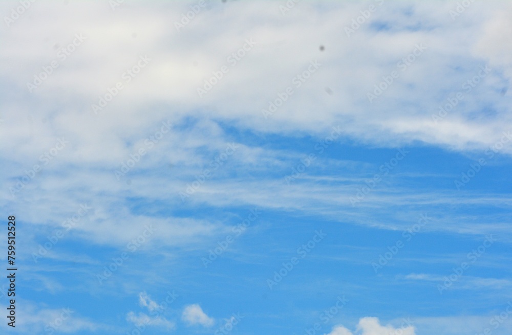 photo of clouds and clear blue sky
