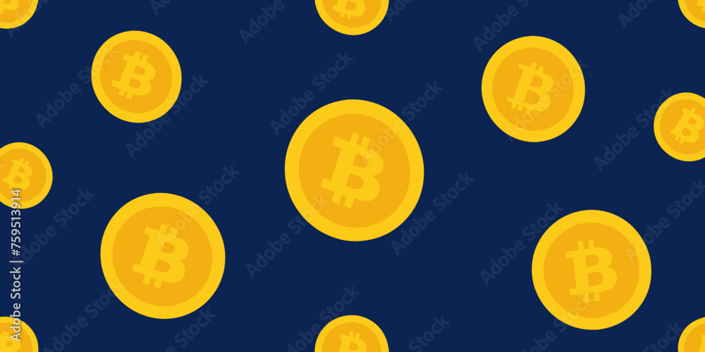 Bitcoin Cryptocurrency Background Illustration Bitcoin Cryptocurrency Background Illustration