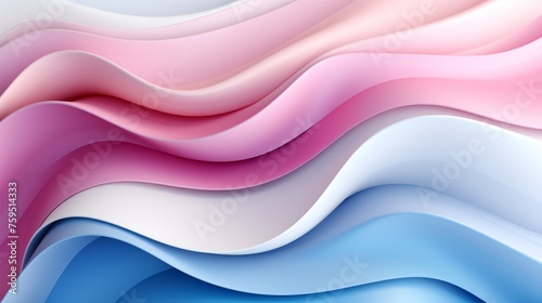 colorful abstract background with pink and blue multicolored wavy surfaces