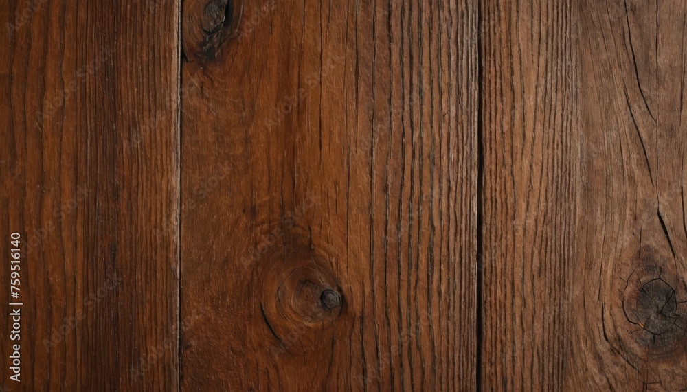 Fototapeta premium Surface of the old brown wood texture. Old dark textured wooden background. Top view