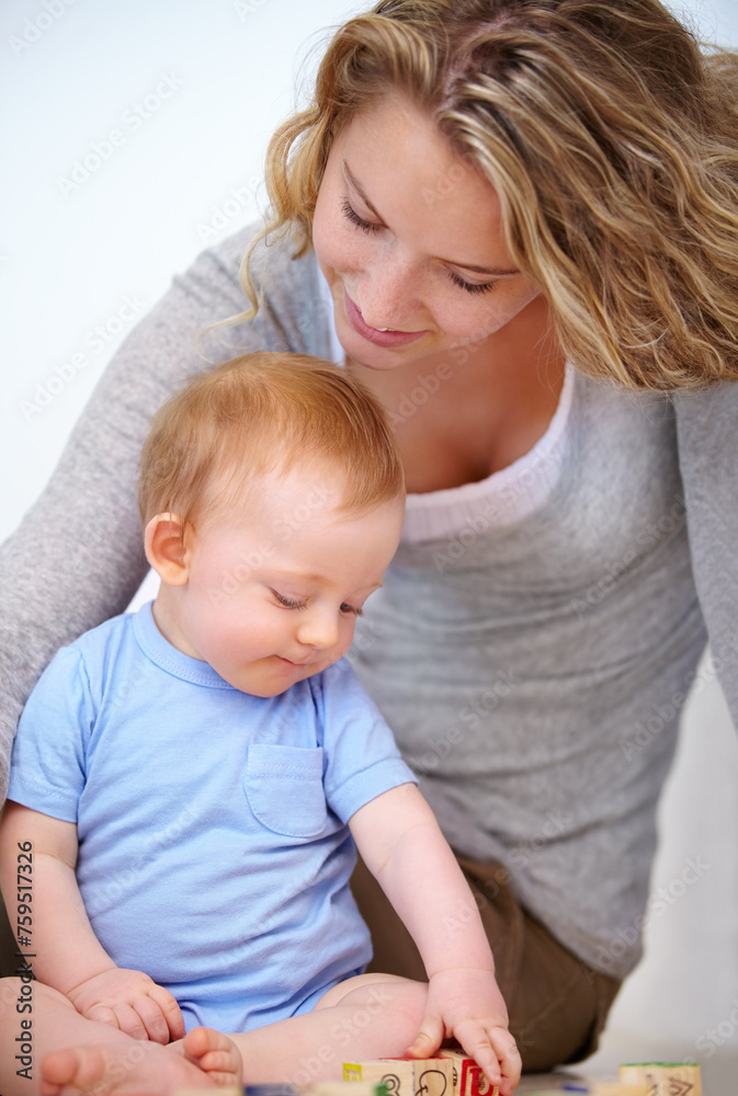 Baby, play and happy with mother, relaxing and love together with child and care for motherhood. Infant, mom and smile for affection, nurture and home for growth and babysitting with family bonding Baby, play and happy with mother, relaxing and love together with child and care for motherhood. Infant, mom and smile for affection, nurture and home for growth and babysitting with family bonding