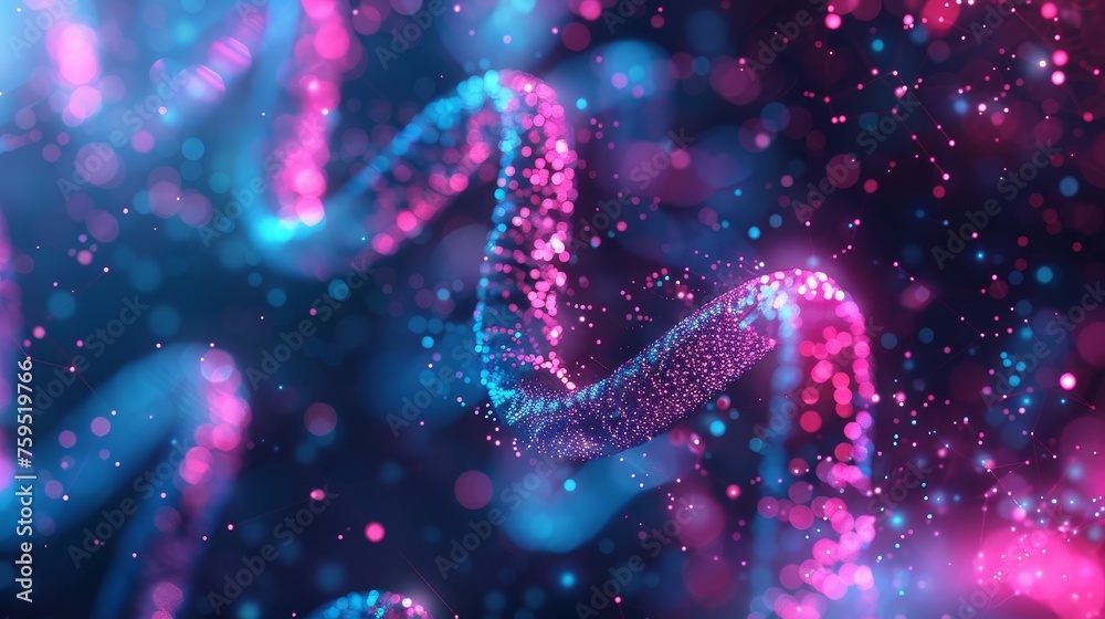 DNA double helix genetic material. DNA double helix genetic material.