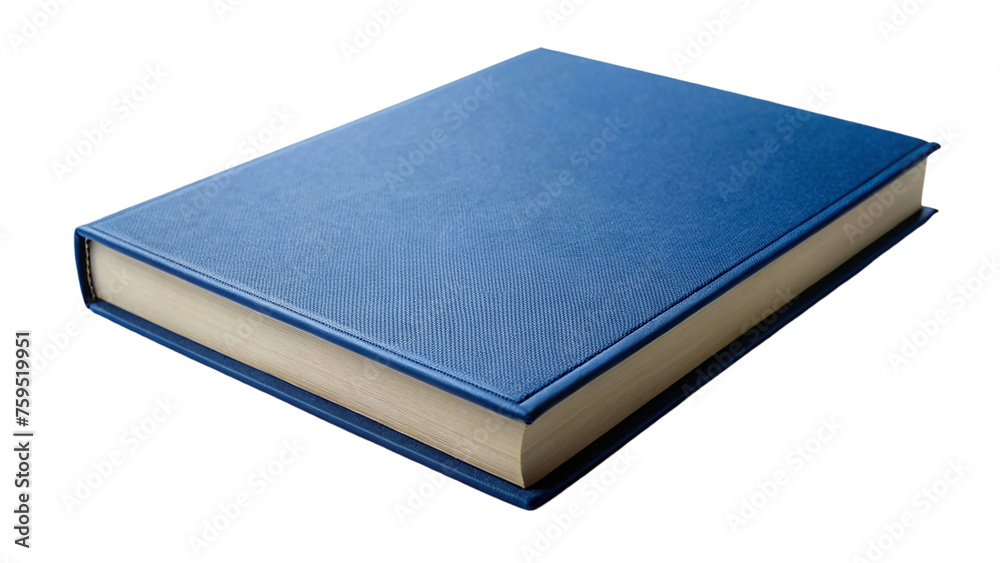 Blue book isolated on a transparent background. Blue book isolated on a transparent background.
