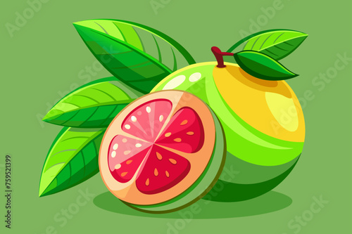 guava fruit background is
