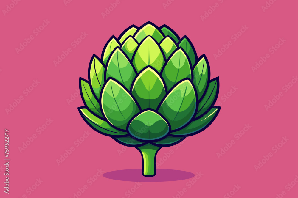 Fototapeta premium artichoke vegetable background