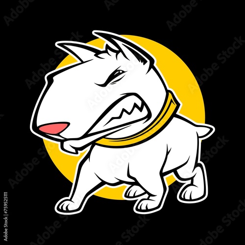 angry dog illustration (ID: 759525111)