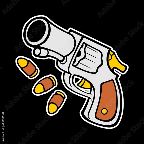 gun cartoon illustration (ID: 759525167)