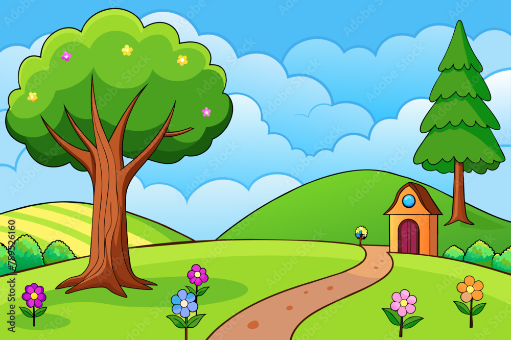 Obraz premium beautiful background is tree