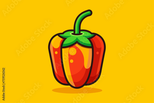 bell pepper vegetable background
