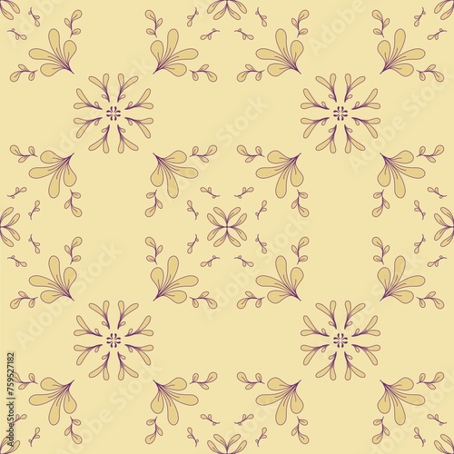 seamless pattern with flowers