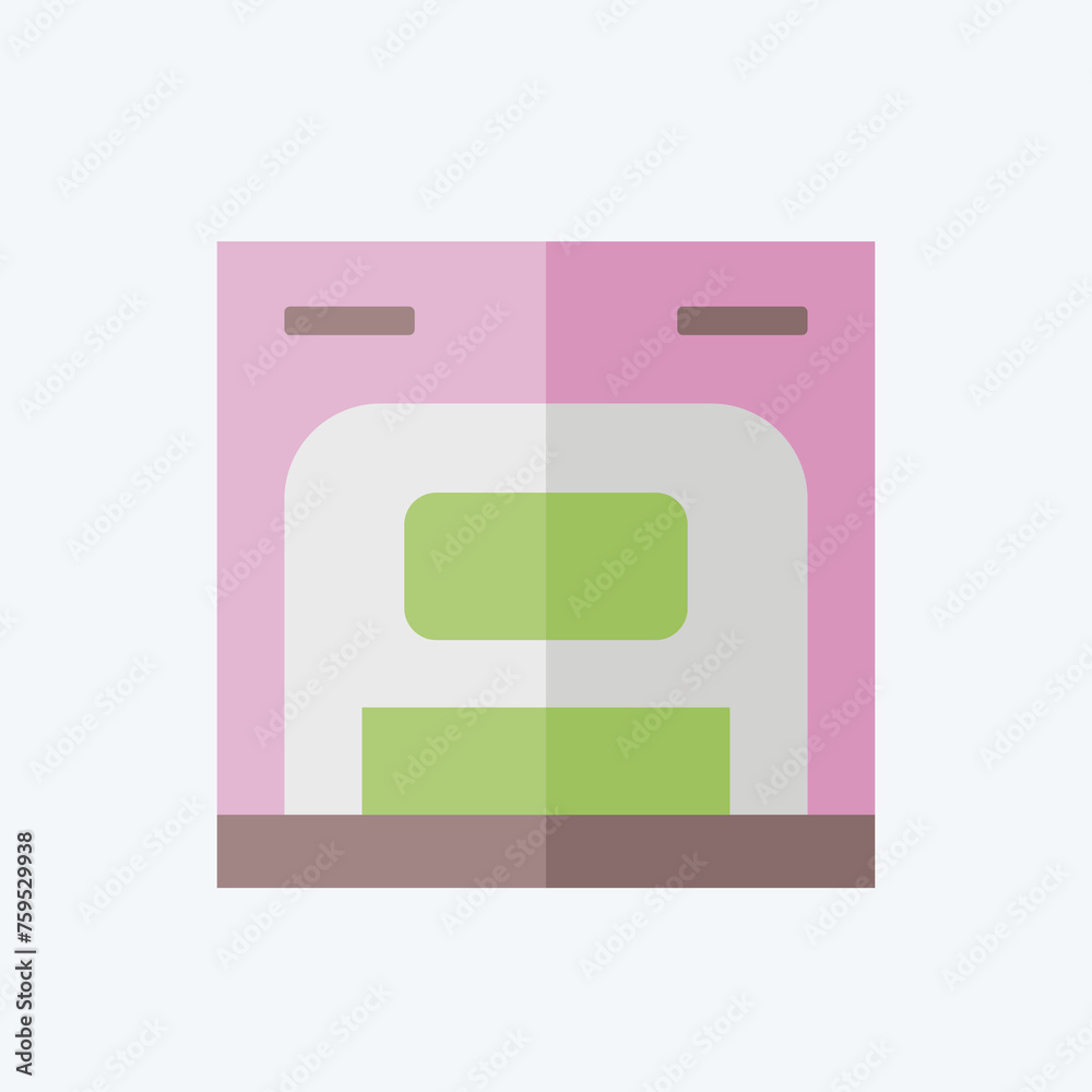 Icon Cashbox. related to Theatre Gradient symbol. flat style. simple design editable. simple illustration Icon Cashbox. related to Theatre Gradient symbol. flat style. simple design editable. simple illustration