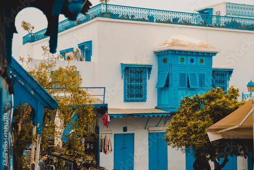 Fototapeta Naklejka Na Ścianę i Meble -  street in the town, tunisia
