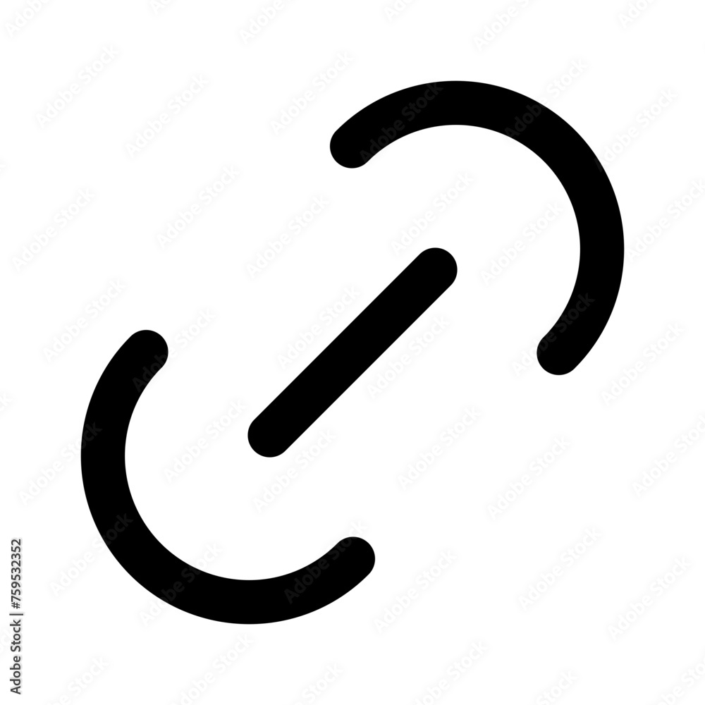 Hyperlink icon in outline style. Simple link vector illustration — pixel-perfect icon. Hyperlink icon in outline style. Simple link vector illustration — pixel-perfect icon.