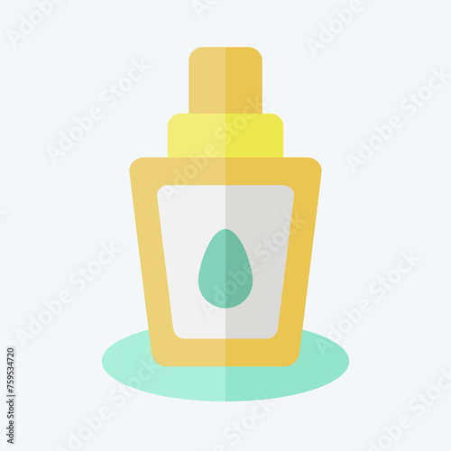 Icon Mineral Spray. related to Cosmetic symbol. flat style. simple design editable. simple illustration