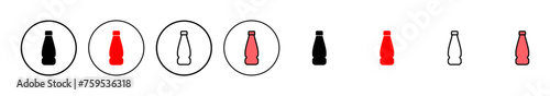Bottle icon vector illustration. bottle sign and symbol