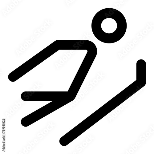 Icon of Person Ski Jump