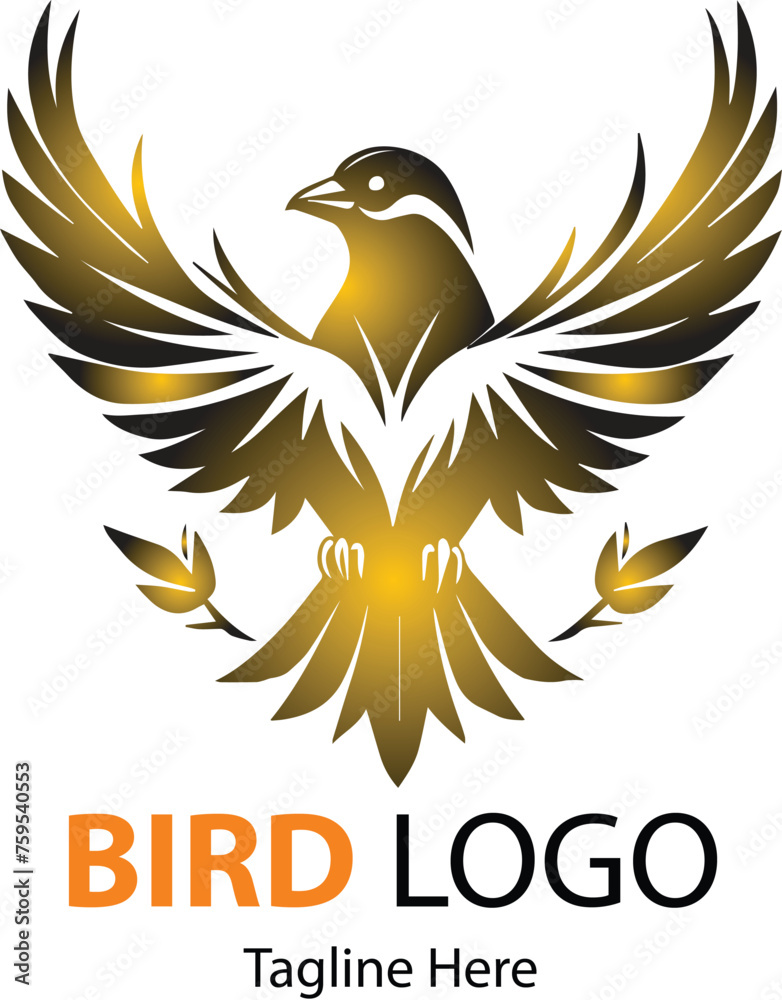 Fototapeta premium Bird logo design
