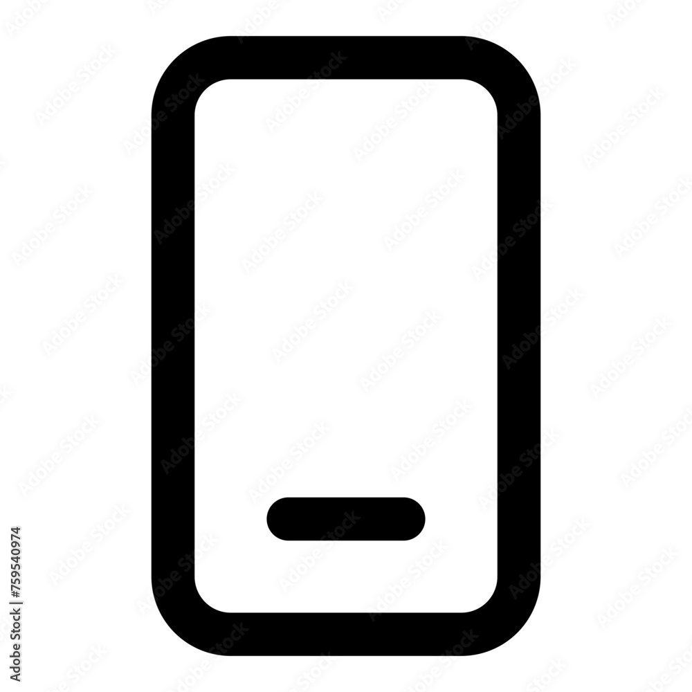 Mobile screen icon in outline style. Simple smartphone vector illustration — pixel-perfect icon. Mobile screen icon in outline style. Simple smartphone vector illustration — pixel-perfect icon.