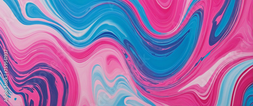 Abstract pcolorfulnt bright pink blue colors.