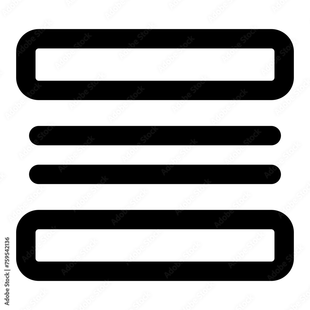 Header footer icon in outline style. Simple text formatting vector illustration — pixel-perfect icon. Header footer icon in outline style. Simple text formatting vector illustration — pixel-perfect icon.