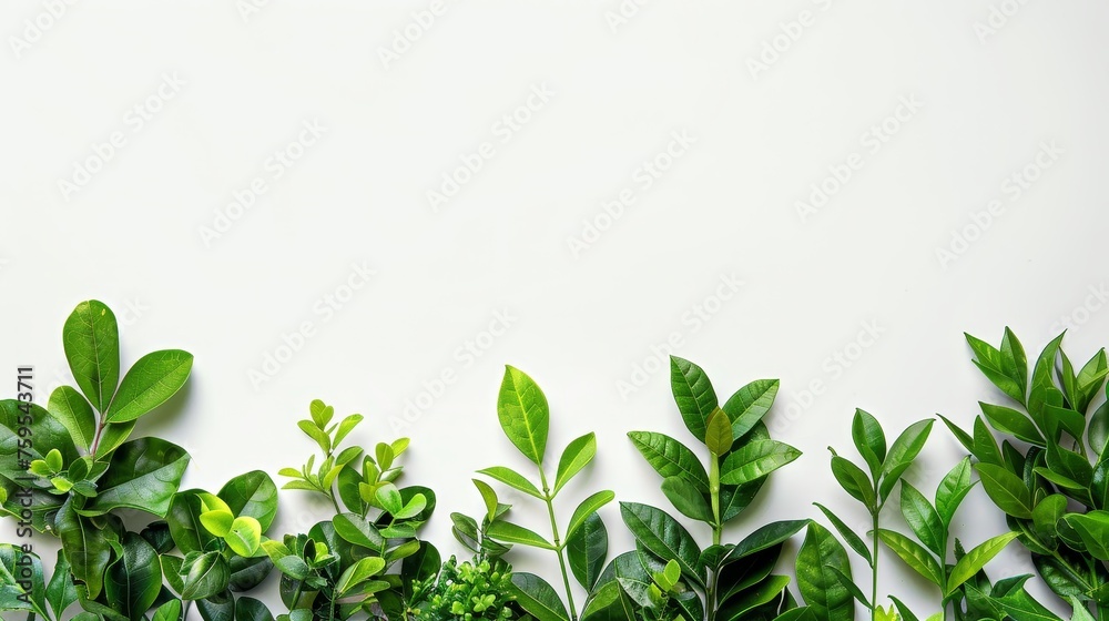 Seamless border with white copy space Seamless border with white copy space