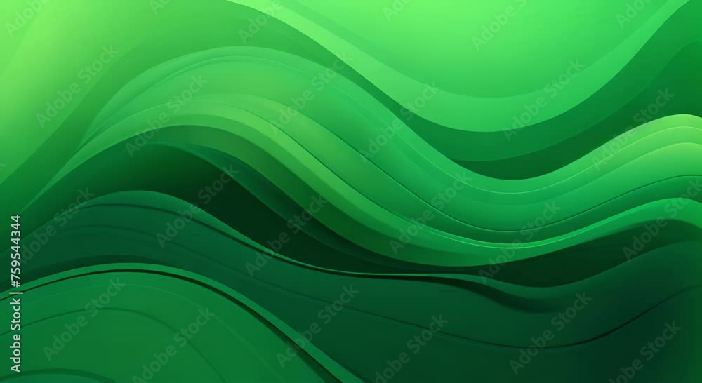 green abstract background with moving waves green abstract background with moving waves