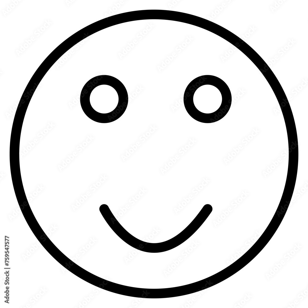 Fototapeta premium emoticon icon