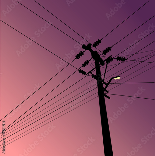 power lines and wires