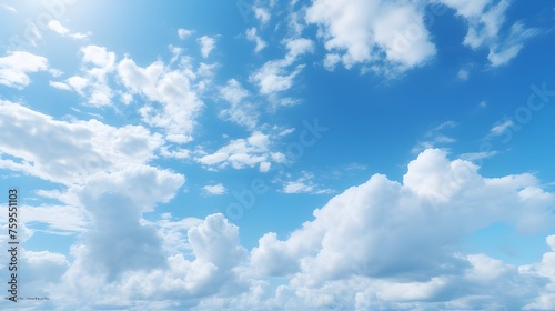 Nube blanca en el elemento de fondo del cielo azul
