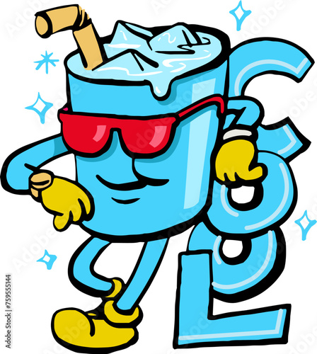 cool mascot vector illustration (ID: 759555144)