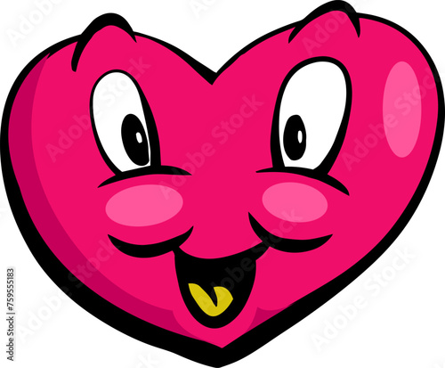 heart mascot vector illustration (ID: 759555183)